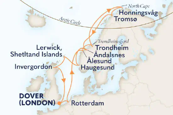 Croisière dans les Fjords de Norvège au Solstice 11 juin 2027 Croisière dans les Fjords de Norvège au Solstice 11 juin 2027