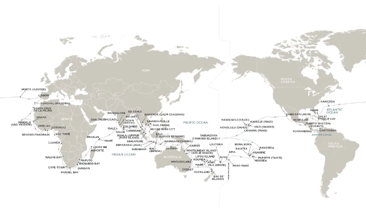 Cliquez sur l'image pour agrandrir - Croisière autour du monde 2026 de Regent, © Regent